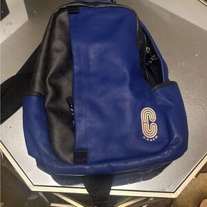 Coach Men's Backpack in Blue and Black